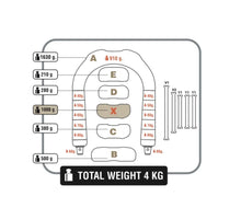 Charger l'image dans la galerie, Plomb de cou C4 D&D 4kg noir