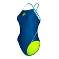 Maillot de bain femme Aquasphere Essentials Diamond Back bleu marine / bleu glacé