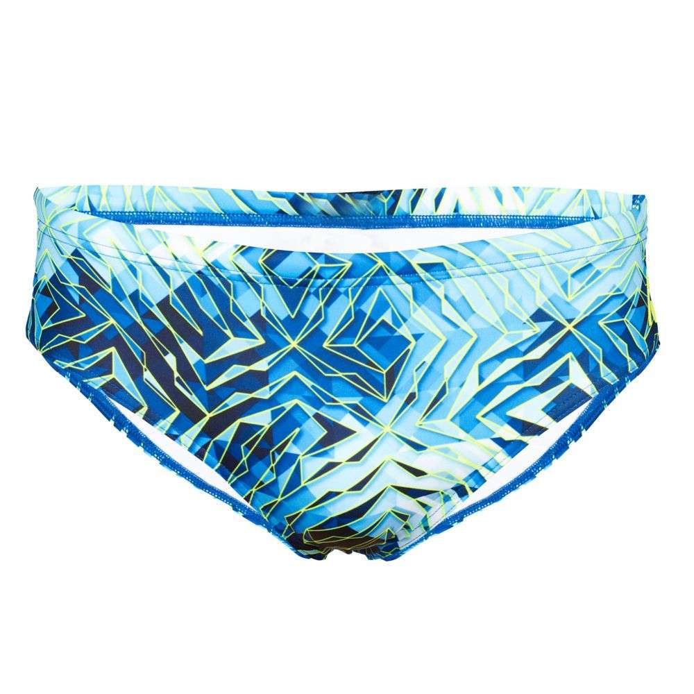 Slip de bain homme Aquasphere Essentials Brief 8 cm bleu glacé / jaune