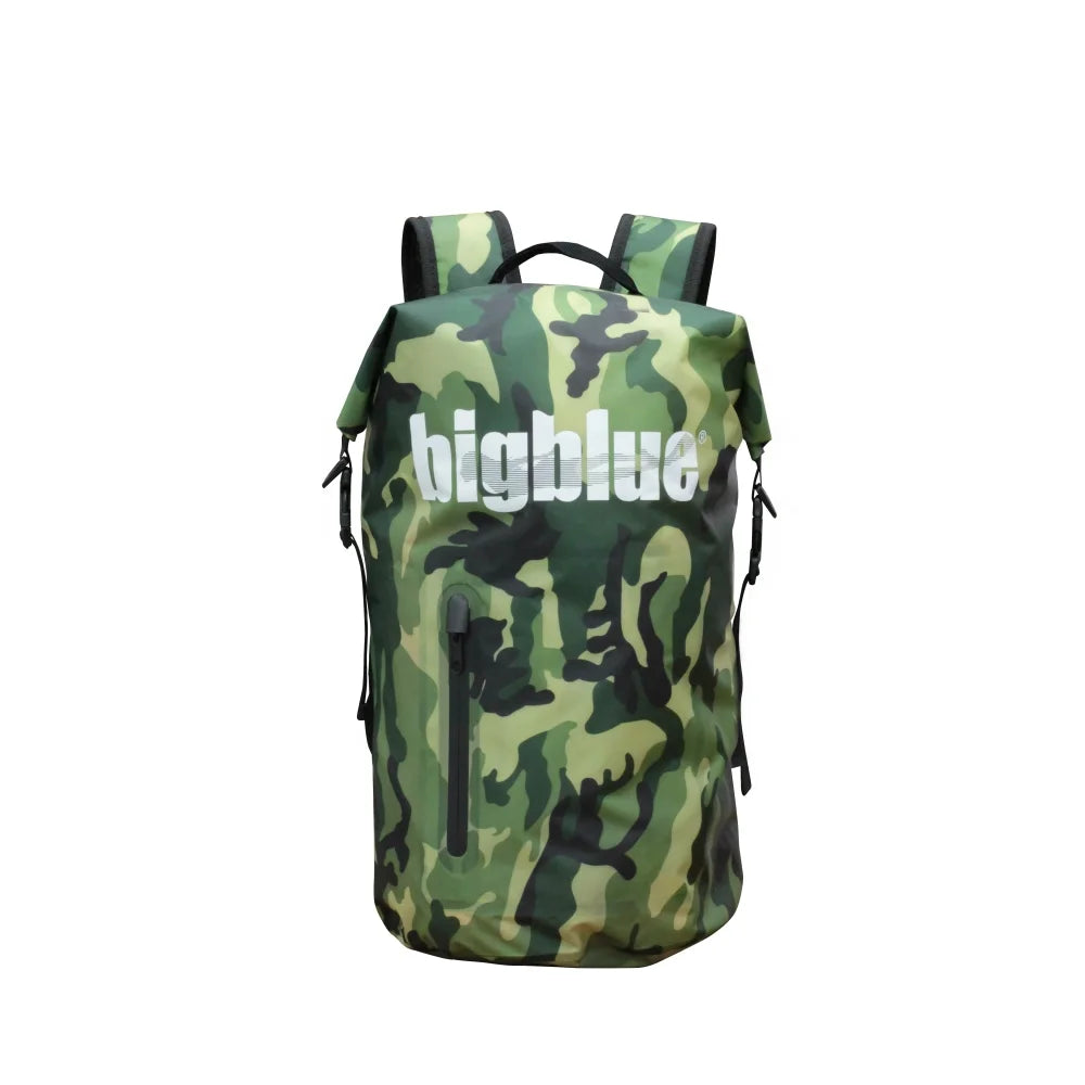 Sac étanche Camo vert 30L BigBlue