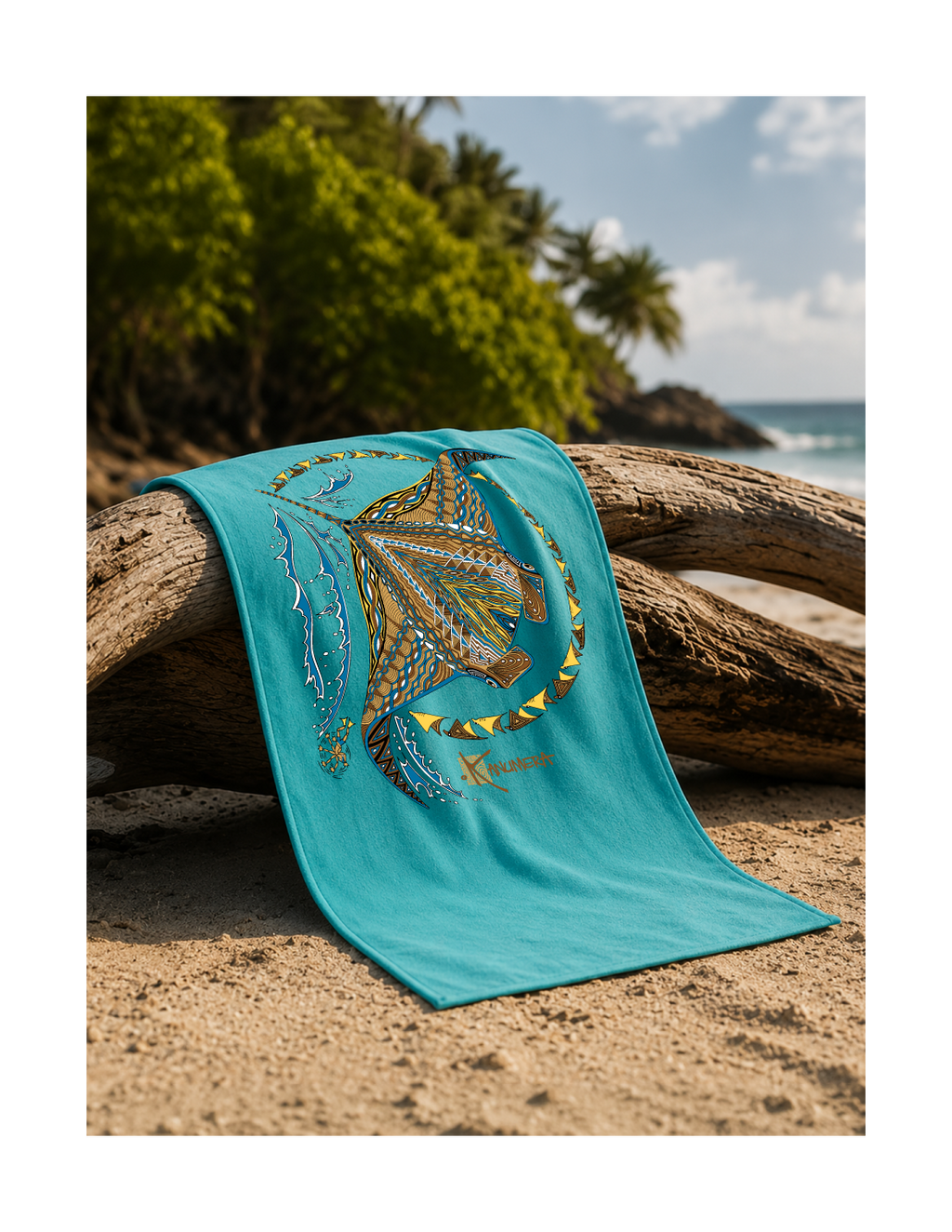 Serviette microfibre les raies Kanumera