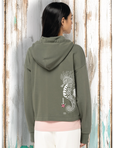 Sweat bio ample capuche hippocampe  Kanumera