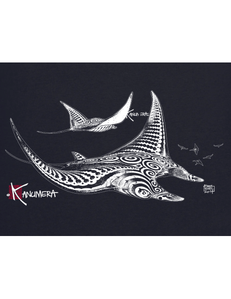 Sweat nautique raies Kanumera