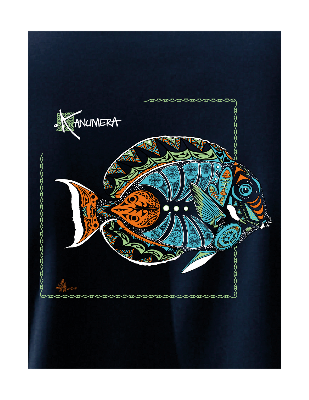 T-Shirt poisson d'Achille Kanuméra