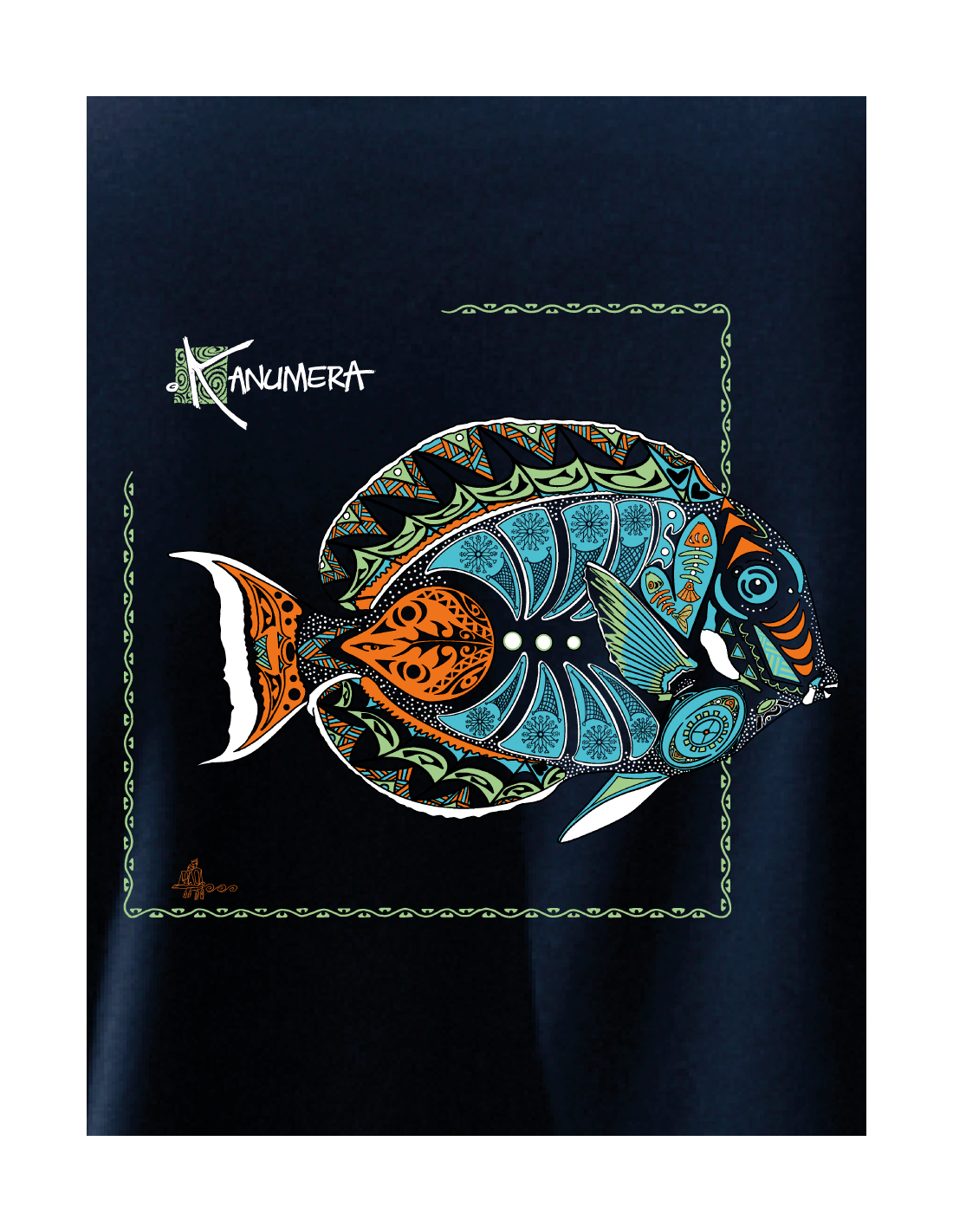 T-Shirt poisson d'Achille Kanuméra
