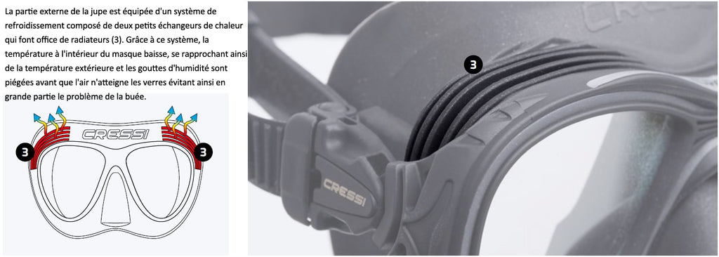 Masque Cressi Quantum