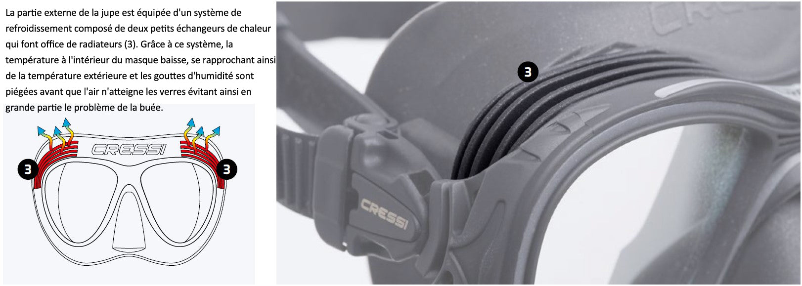 Masque Cressi Quantum